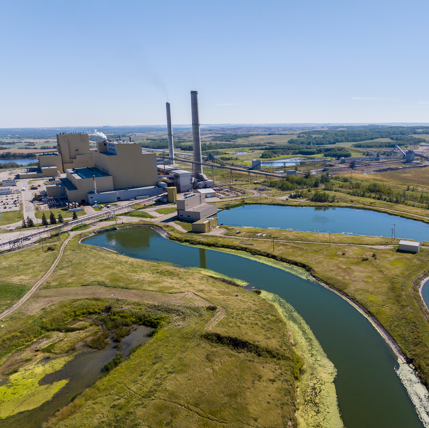 aerial photo of TransAlta's Keephills facility